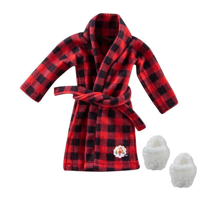 The Elf on the Shelf Extras: Claus Couture Collection - Cosy Robe & Slippers - swanky boutique malta