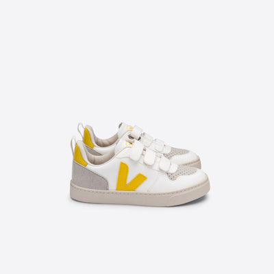 veja - Veja Kids Shoes, V-10 Velcro - White Tonic - swanky boutique malta