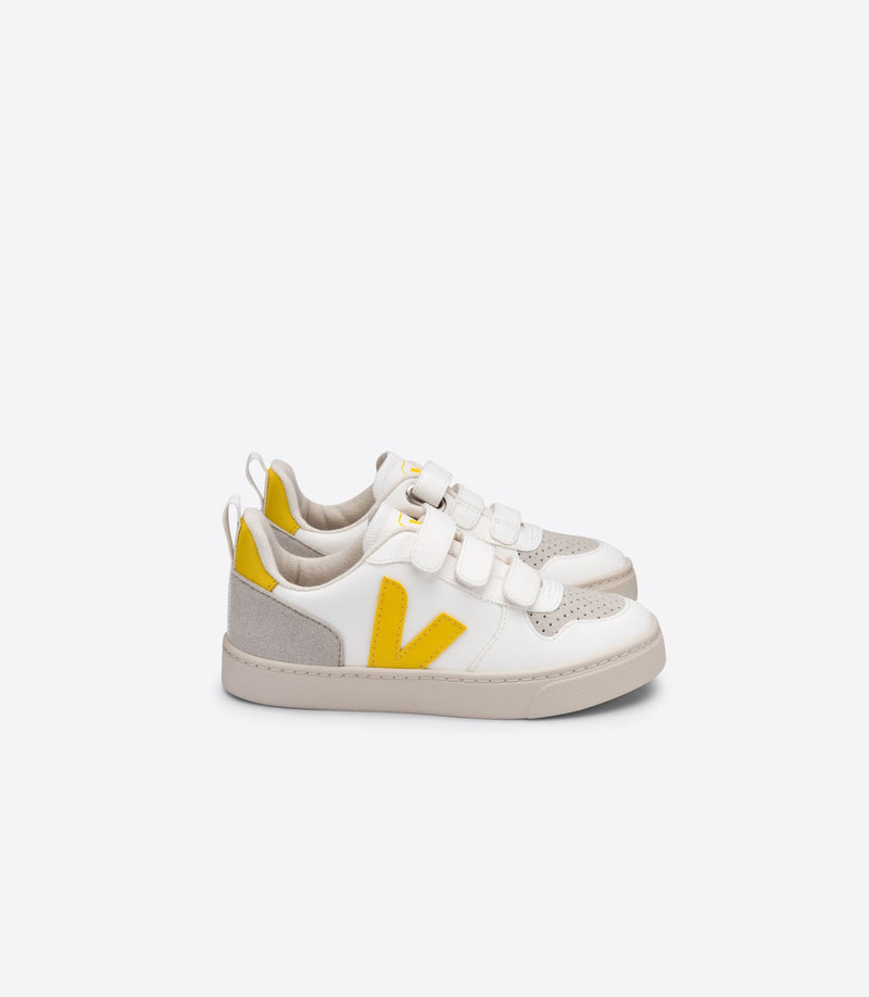 veja - Veja Kids Shoes, V-10 Velcro - White Tonic - swanky boutique malta