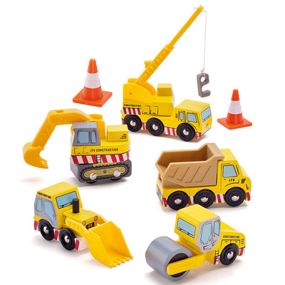 Le Toy Van - Construction Set Vehicles 5 Pieces - Swanky Boutique