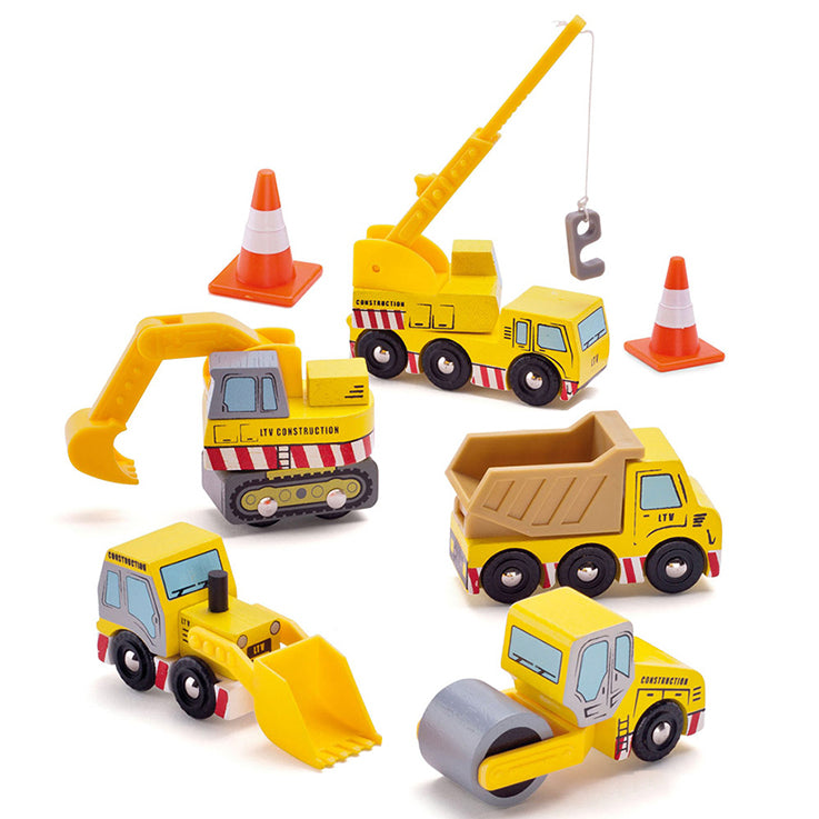 Construction Set Vehicles, 5 Pieces