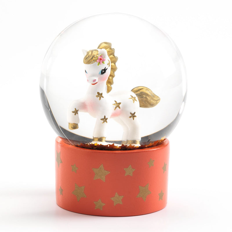 djeco - snow globe mini unicorn - swanky boutique malta