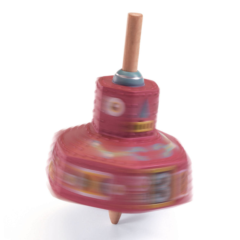 Spinning Top, Robot - Silver