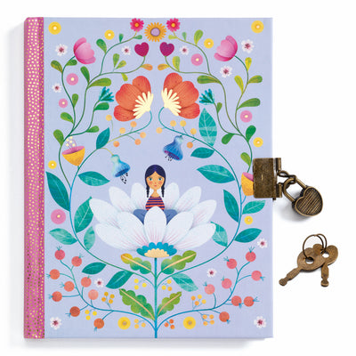 djeco - secret notebook with padlock marie - swanky boutique malta