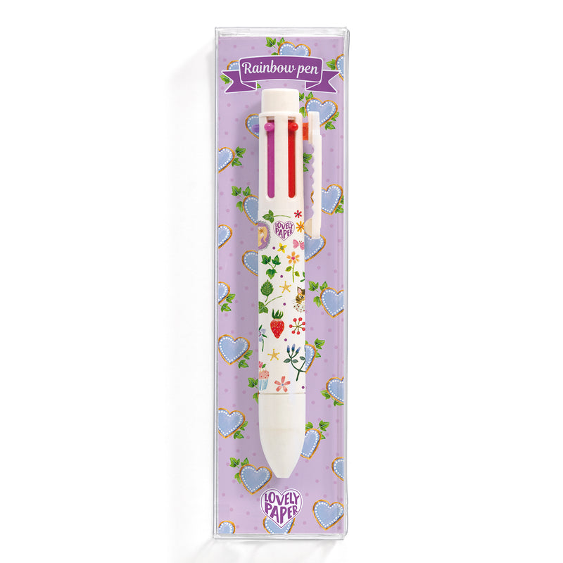 djeco - pen with 6 colour options aiko rainbow - swanky boutique malta