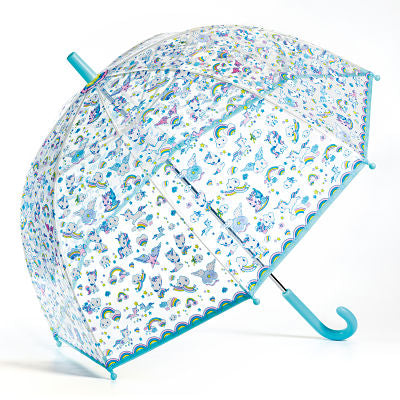 djeco - umbrella medium unicorns - swanky boutique malta