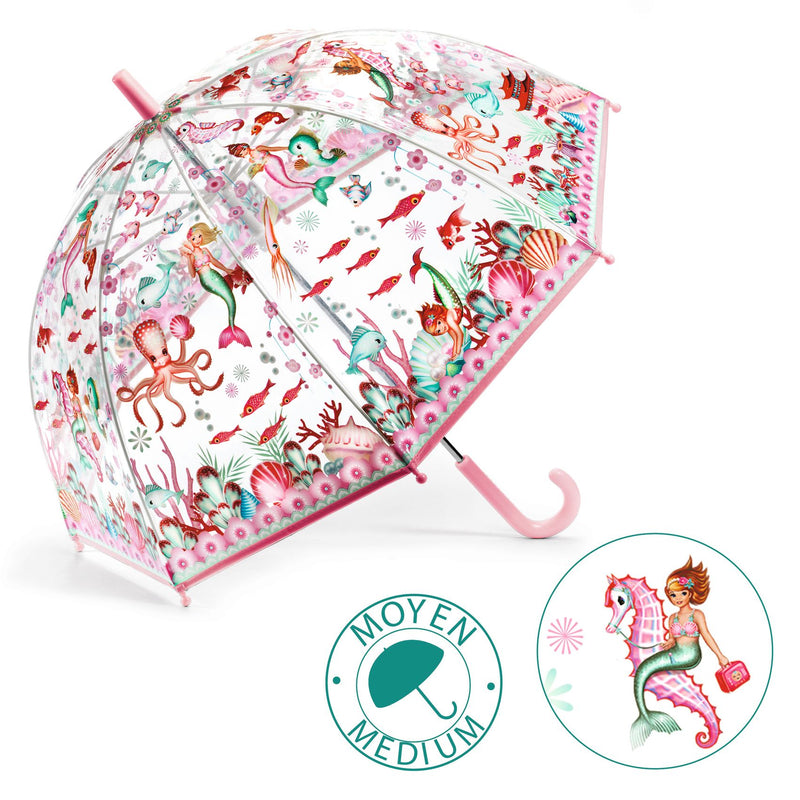 djeco - umbrella medium mermaid - swanky boutique malta