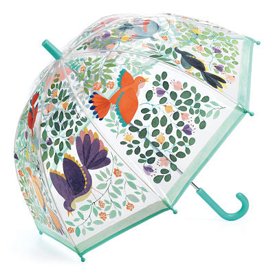 djeco - umbrella adult flowers & birds - swanky boutique malta