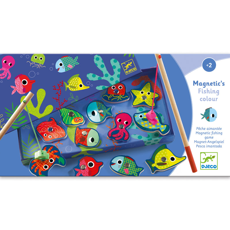 djeco - fishing game magnetic bright colours - swanky boutique malta