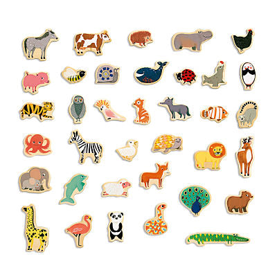 Djeco - Magnetic wooden animals - Swanky Boutique Malta