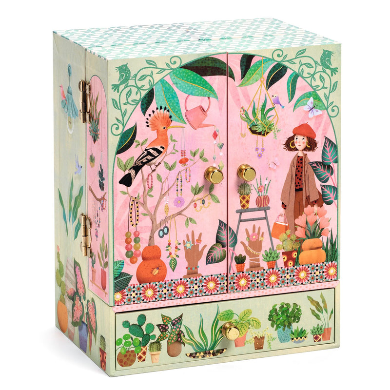 djeco - jewellery box xl musical secret garden - swanky boutique malta