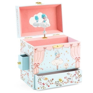 djeco - jewellery box musical ballerina on stage - swanky boutique malta