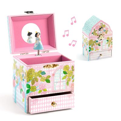 djeco - jewellery box musical delighted palace - swanky boutique