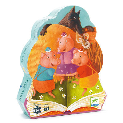 Jigsaw Puzzle, 24 Pieces - The 3 Little Pigs (3+ Years)