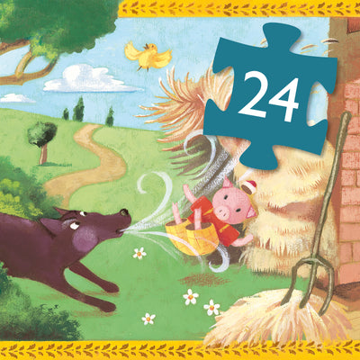 Jigsaw Puzzle, 24 Pieces - The 3 Little Pigs (3+ Years)