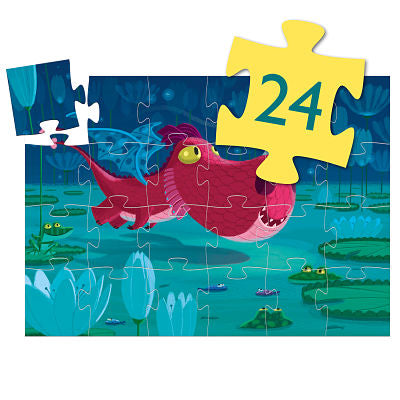 djeco - jigsaw puzzle 24 pieces dragon 3+ years - swanky boutique malta