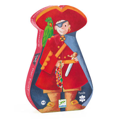 djeco - jigsaw puzzle 36 pieces pirate 4+ years - swanky boutique malta