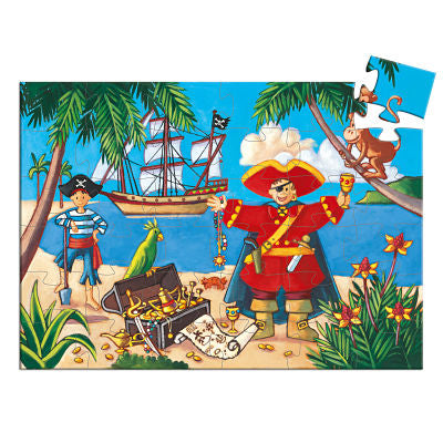 djeco - jigsaw puzzle 36 pieces pirate 4+ years - swanky boutique malta