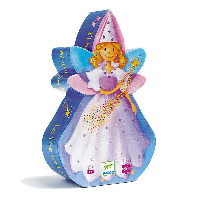 djeco - jigsaw puzzle 36 pieces fairy 4+ years - swanky boutique malta