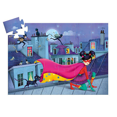 djeco - jigsaw puzzle 36 pieces super star 4+ years - swanky boutique malta