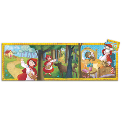 djeco - jigsaw puzzle 36 pieces little red riding hood 4+ years - swanky boutique malta