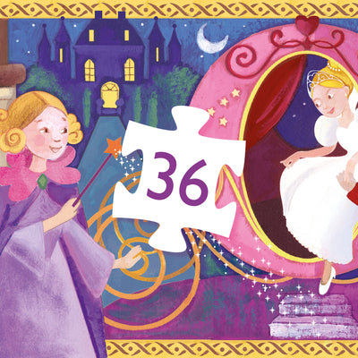 Jigsaw Puzzle, 36 Pieces - Cinderella (4+ Years)
