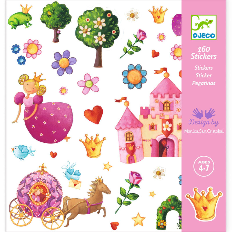 Sticker Sheets, 160 Stickers - Princess Marguerite