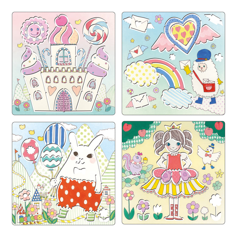 Stencils, 5-Pack - Unicorn (4+ years)