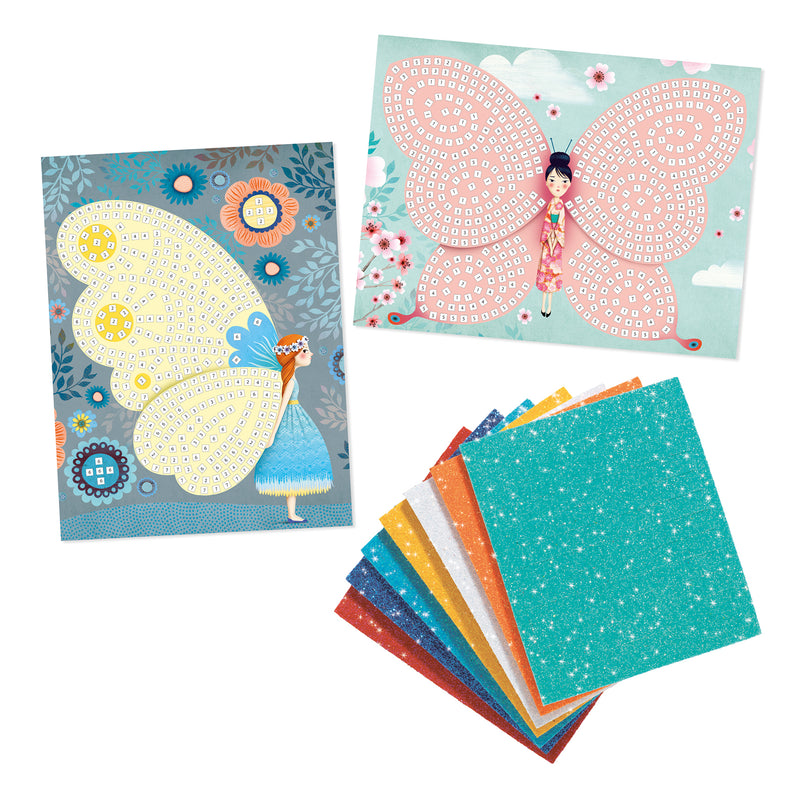 Mosaic Collage - Butterflies