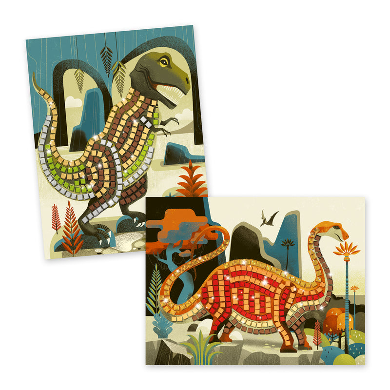 djeco - mosaic collage 2 pictures dinosaurs - swanky boutique malta