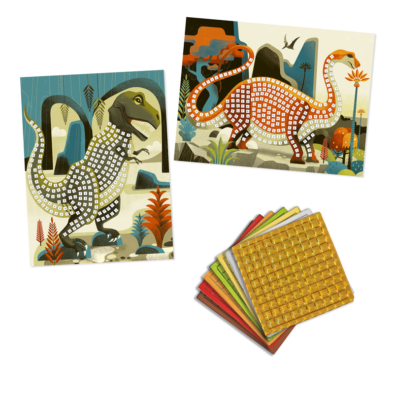djeco - mosaic collage 2 pictures dinosaurs - swanky boutique malta