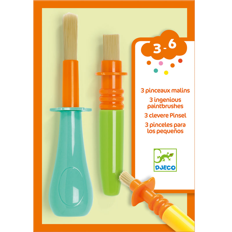 Paint Brushes, 3-Pack (3+ Years)