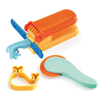 djeco - play dough set 15 accessories & 4 tubes play dough 18+ months - swanky boutique malta