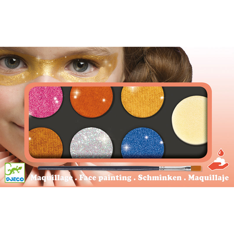 Djeco - Face Paint Metallic Colours - Swanky Boutique