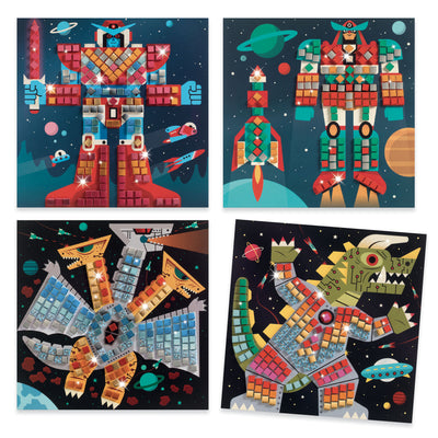 Mosaic Collage Box (4 Pictures) - Space Battle