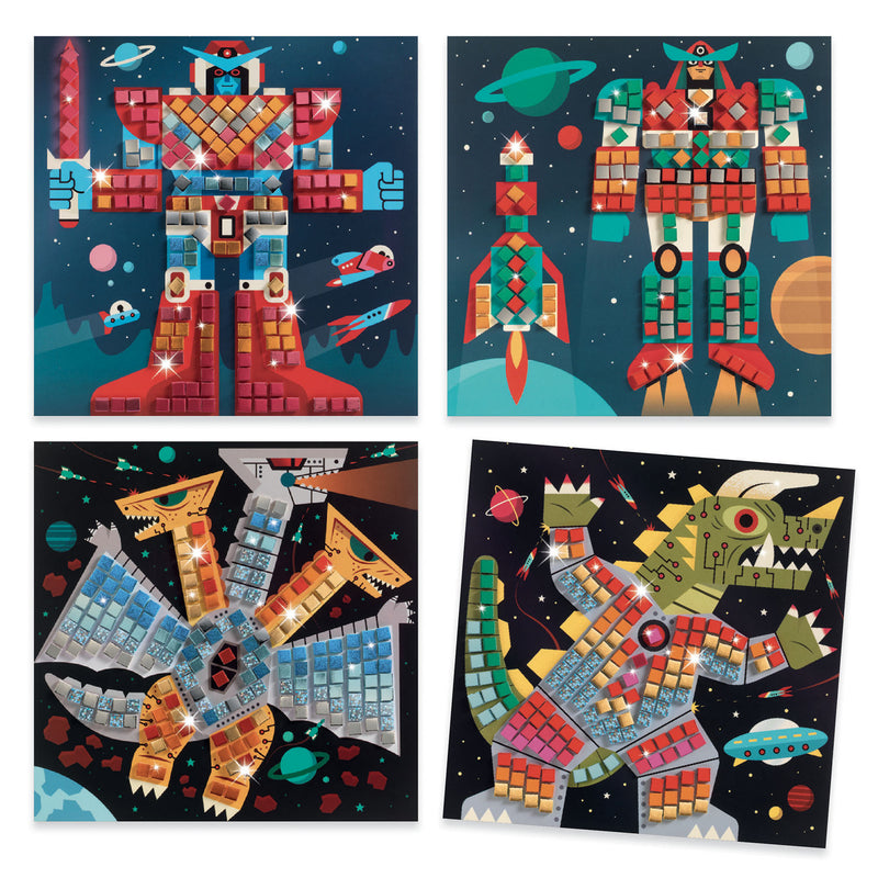 Mosaic Collage Box (4 Pictures) - Space Battle