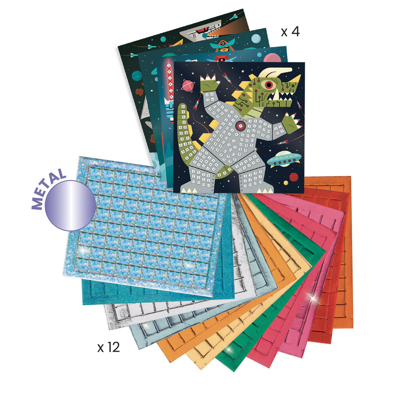 Mosaic Collage Box (4 Pictures) - Space Battle