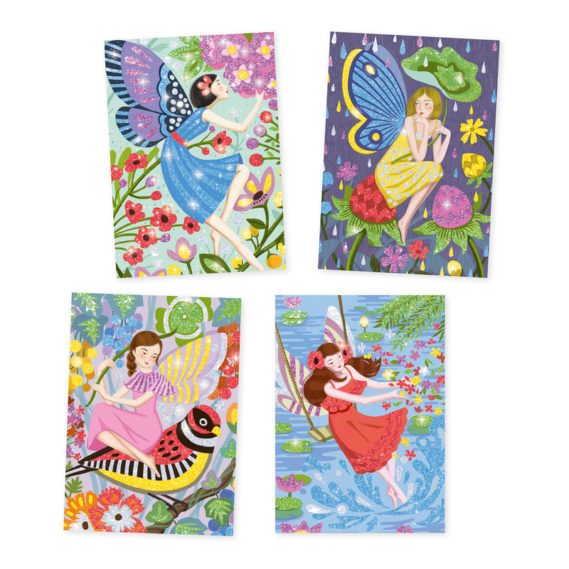 djeco - glitter boards activity box fairies - swanky boutique malta