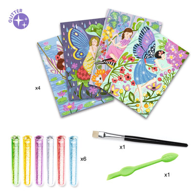 djeco - glitter boards activity box fairies - swanky boutique malta