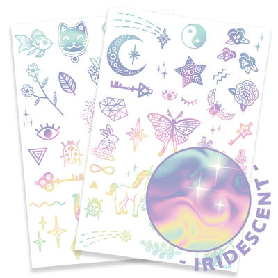 Tattoos Metallic, Pack of 69 - Lucky Charms