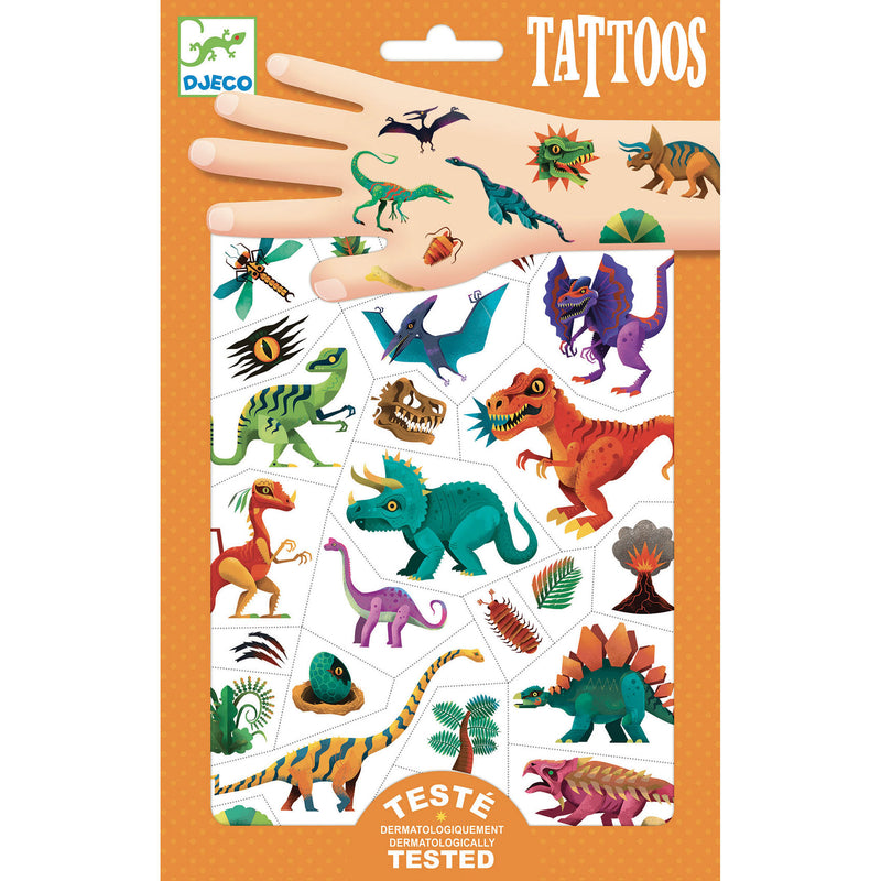 Tattoos, Pack of 69 - Dinosaurs