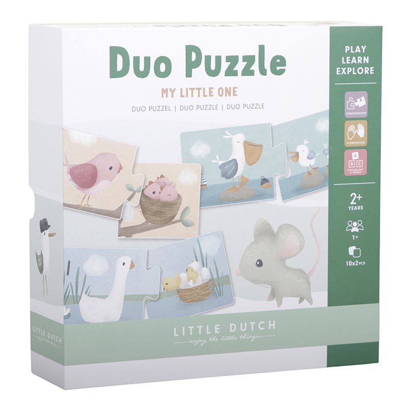 Little Dutch - Puzzle Duo Flowers & Butterflies - Swanky Boutique