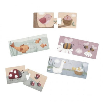 Little Dutch - Puzzle Duo Flowers & Butterflies - Swanky Boutique