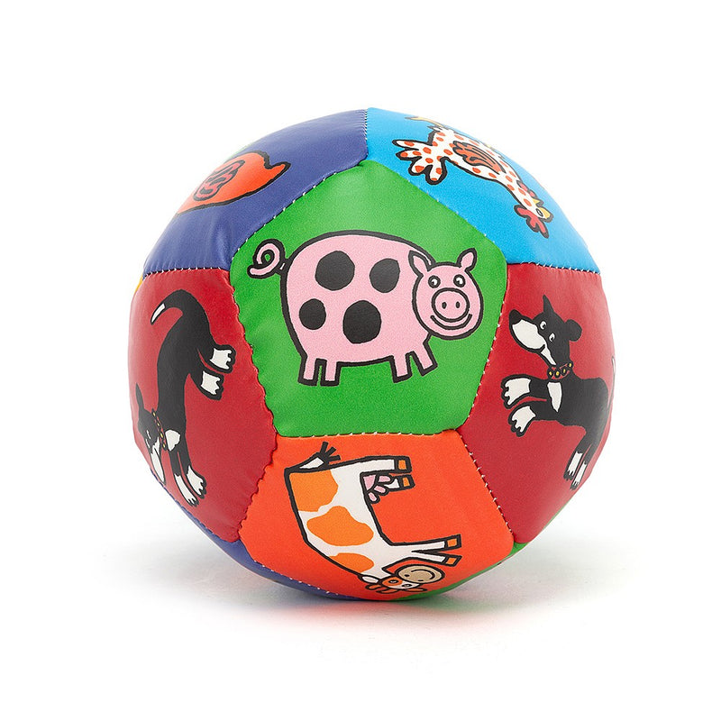 Jellycat - Ball with "Boing" Sound Farm Tails - Swanky Boutique