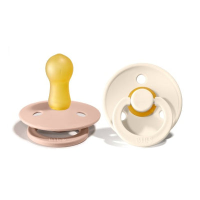 Pacifiers 2-pack, Size 3 (18+ months) - Ivory & Blush