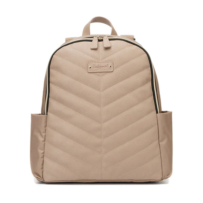 Babymel - Changing Bag Gabby Backpack Almond Beige - Swanky Boutique