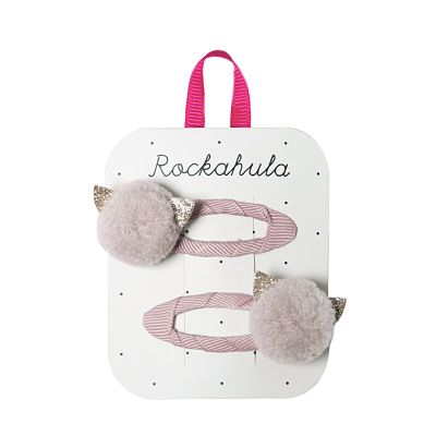 Hair Accessories, Clips - Pom Pom Cat