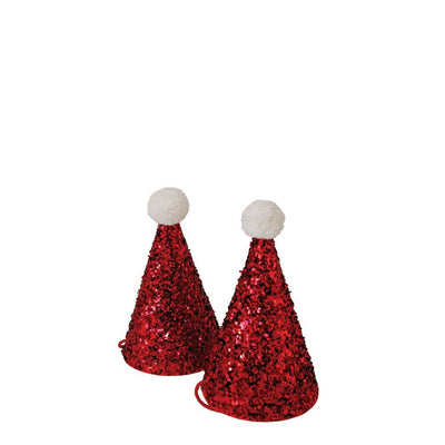 meri meri - santa hats mini 8 pack - swanky boutique malta