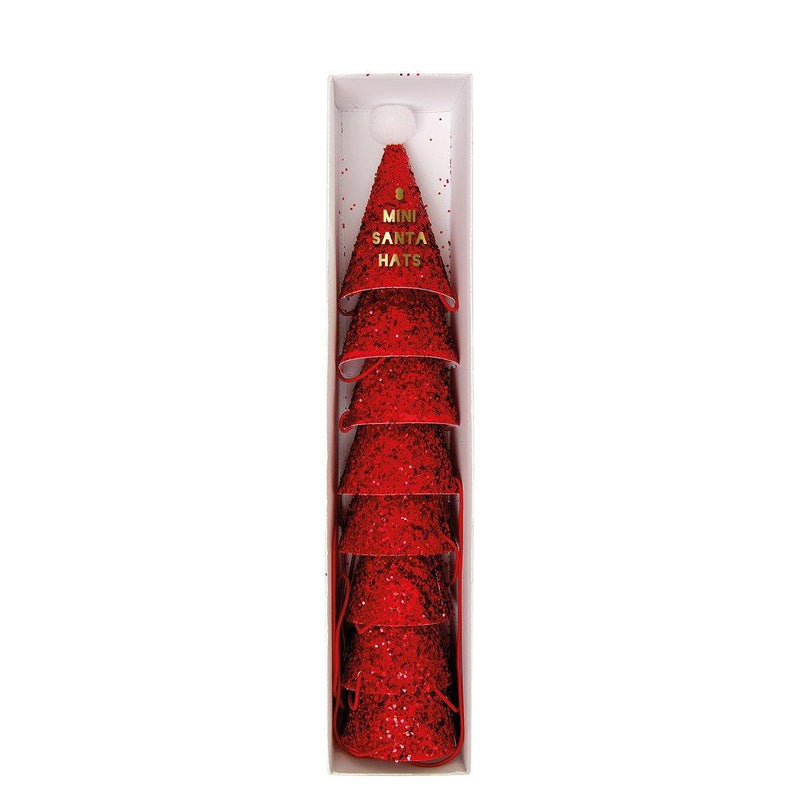 Santa Hats, Mini 8-pack