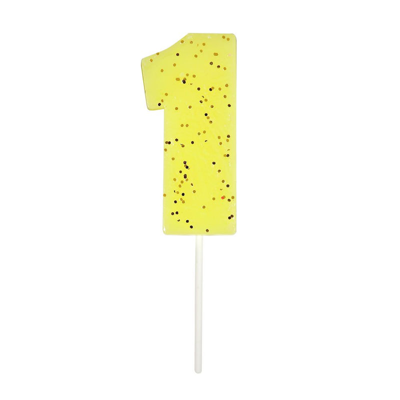 Candle, Number 1 - Yellow